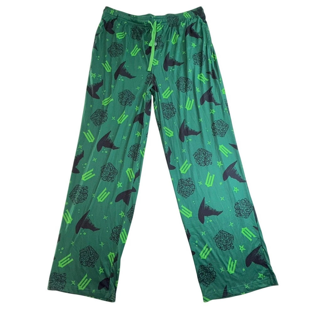 Wicked Movie‎ Elphaba Sleep Pants Green Black XL Universal Studios Broadway